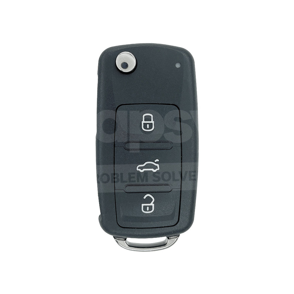 VOLKSWAGEN Golf/Jetta/Polo/Caddy 3 Buttons Flip Remote Key 434MHz 5K0837202AD