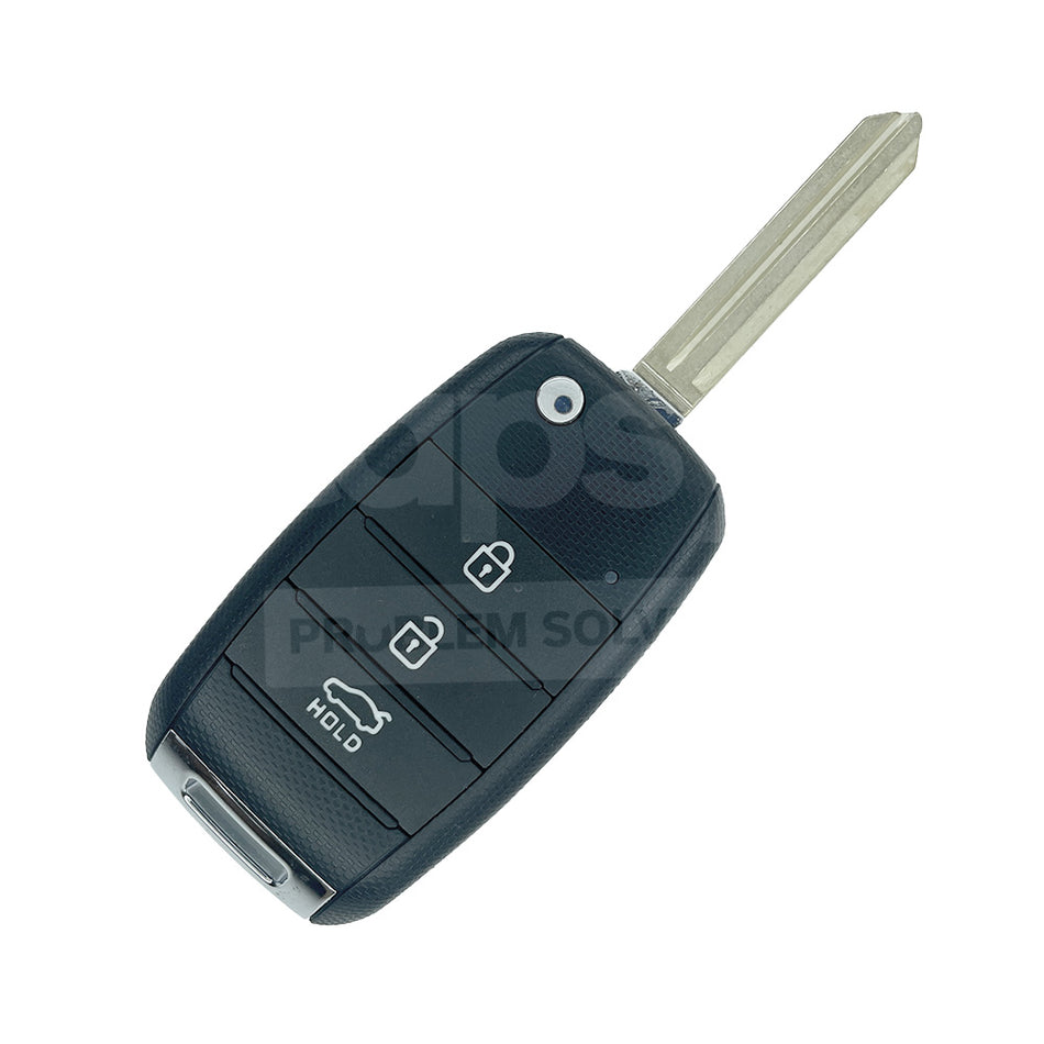 Kia 3 Buttons Flip Key Remote Case/Shell/Blank/Enclosure For K3/ Forte/Rio/Optima