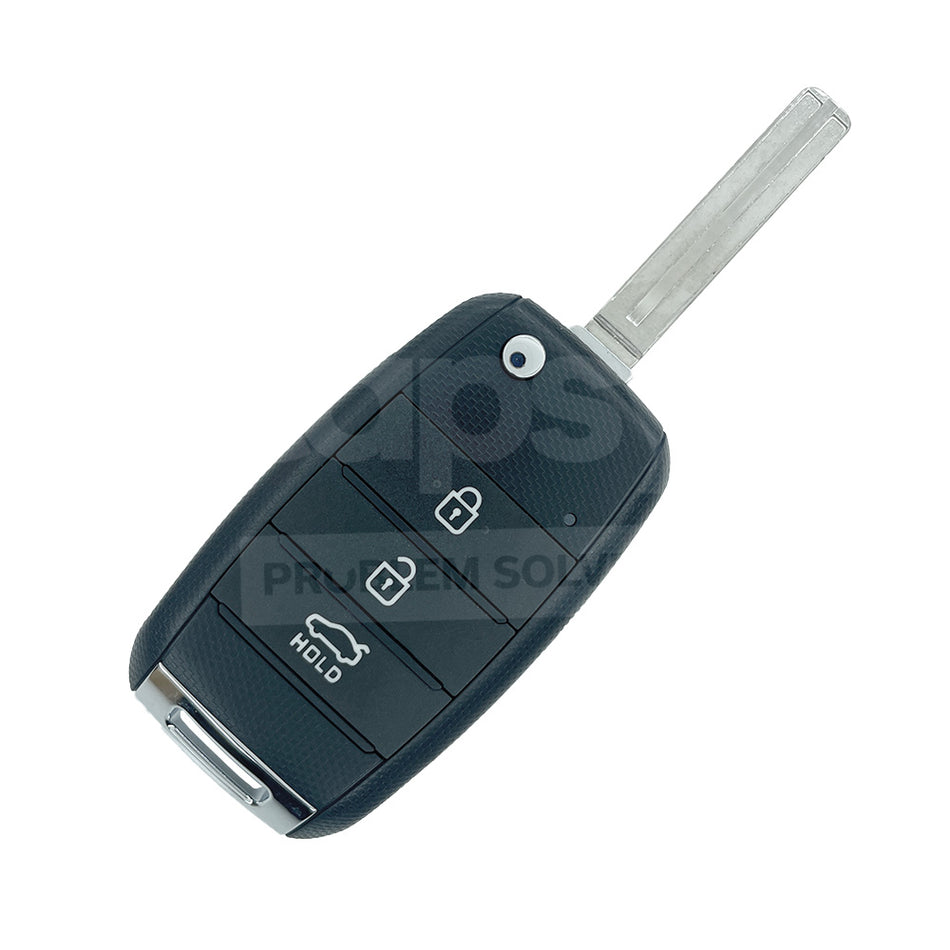 Kia 3 Buttons Flip Key Remote Case/Shell/Blank/Enclosure For Sportage/Ceed/Optima