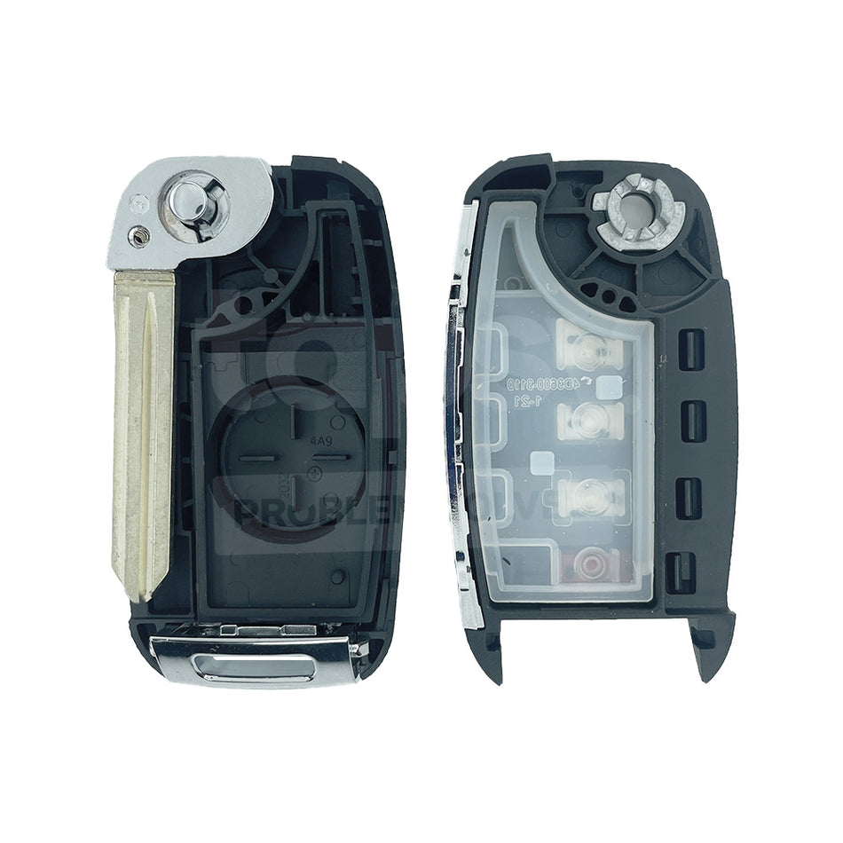 Kia 4 Buttons Key Remote Case/Shell/Blank/Enclosure For Sorento/ Rondo/ Cerato/ Optima/ Picanto/ Rio/ Soul/ Sportage