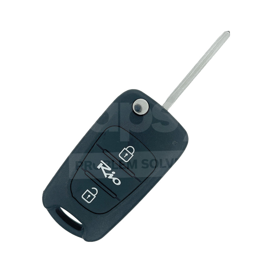 Kia Rio 3 Buttons Key Remote Case/Shell/Blank/Enclosure For Rio