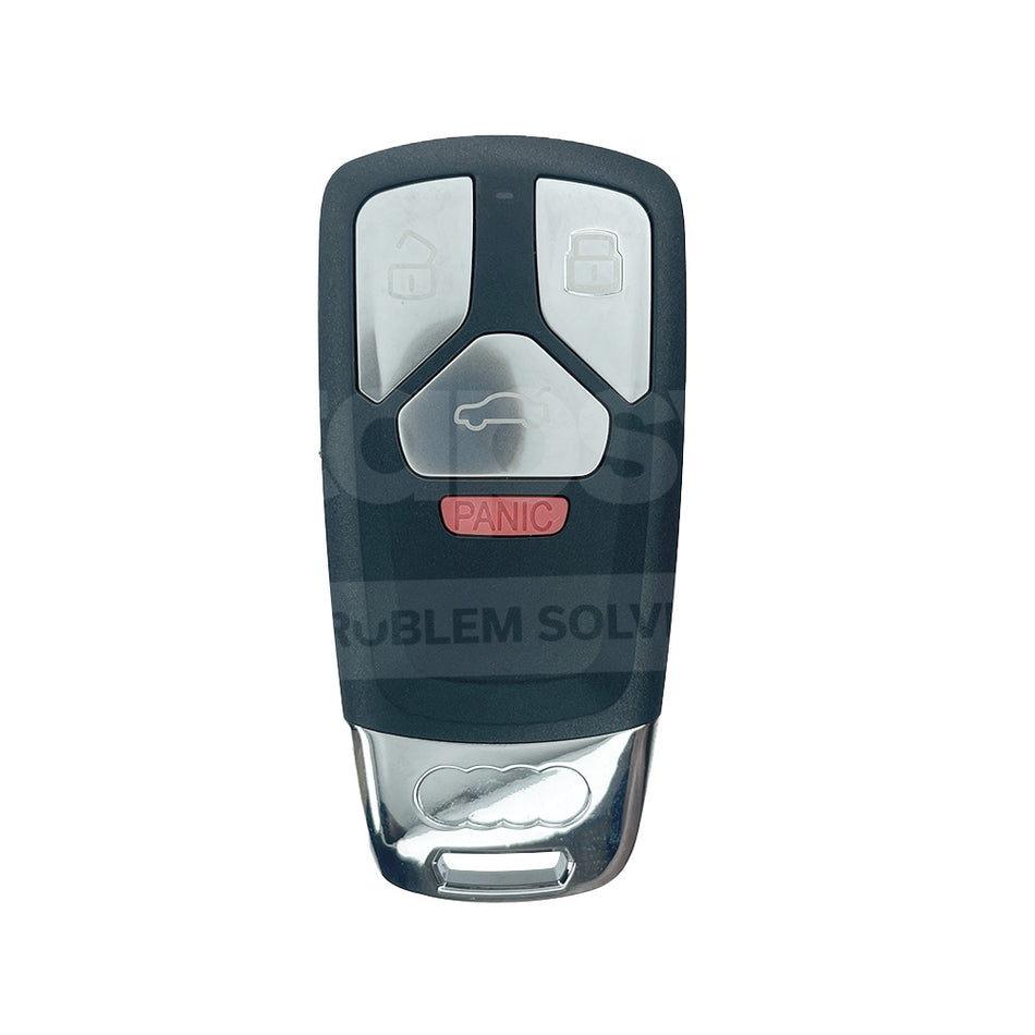 Audi New Style 4 Buttons Smart Remote Key Shell Trunk + Panic