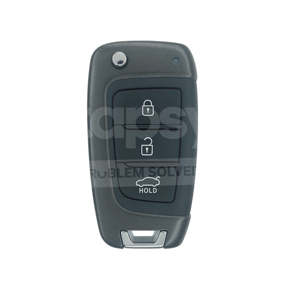 Hyundai 3 Buttons KIA9TE Flip Key Remote Case/Shell/Blank/Enclosure