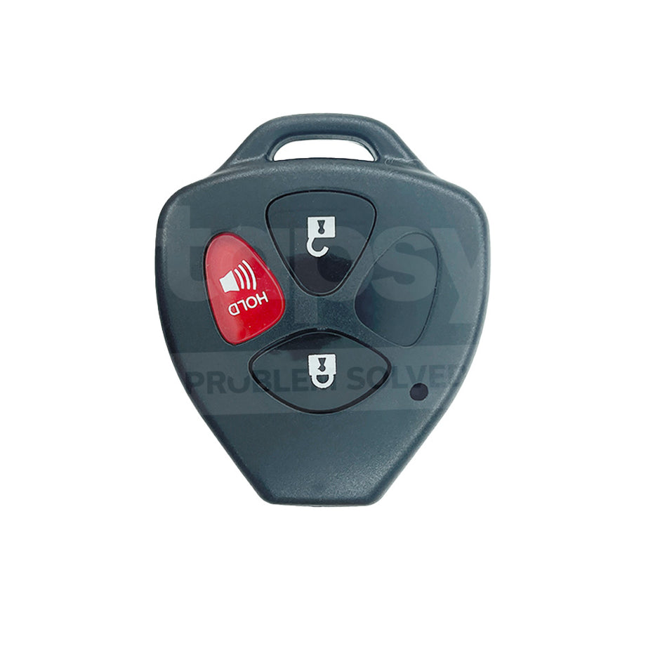 Toyota 3 Buttons Remote Shell Head (No Key Cutting Required)