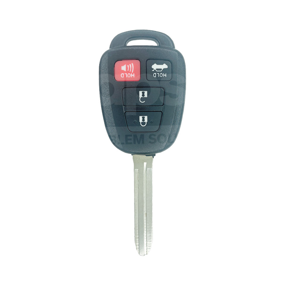 Toyota 4 Buttons Remote Key/ Case/Shell/Blank/Enclosure For RAV4/Vios/Yaris/Camry/Sequoia/Tundra