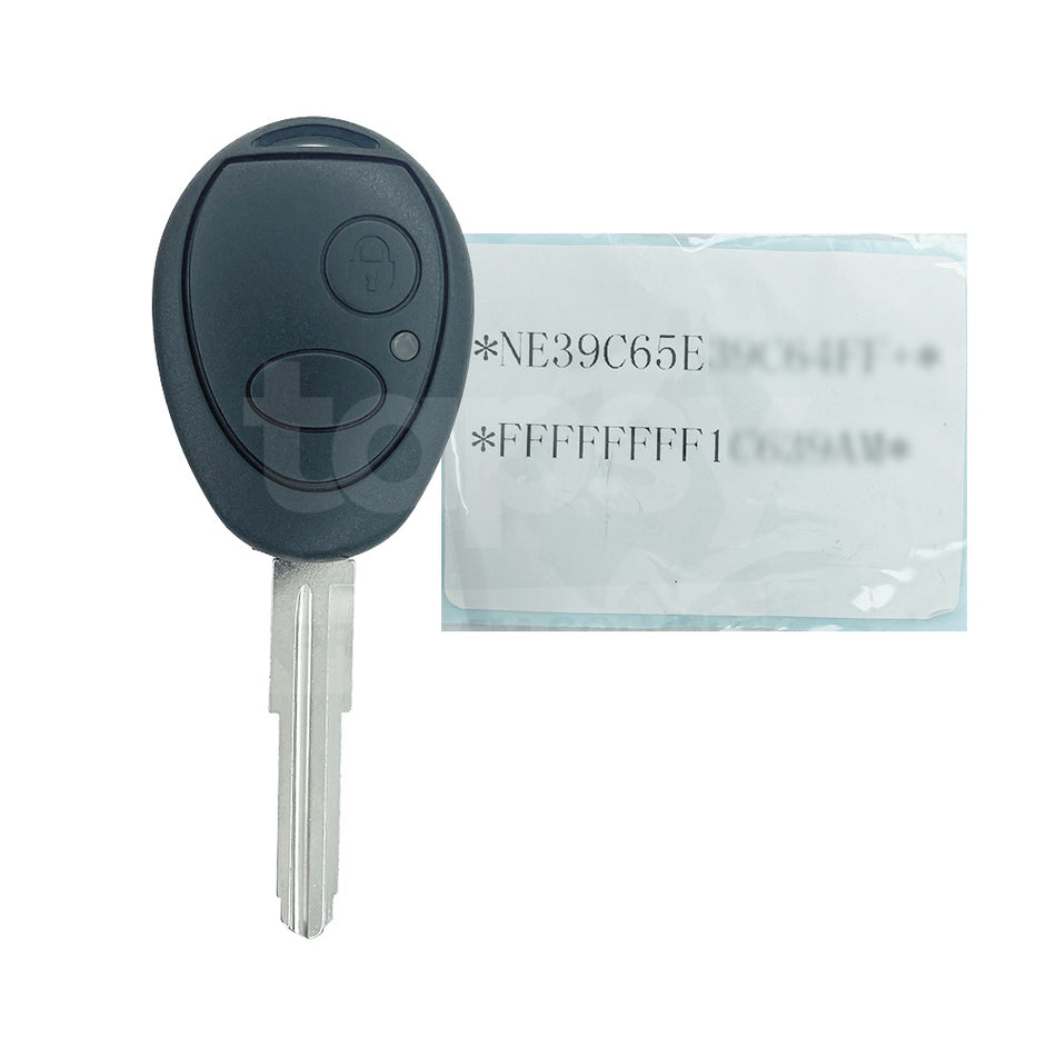 Land Rover Discovery 2 Remote Key (1999 - 2005) including programming bar code