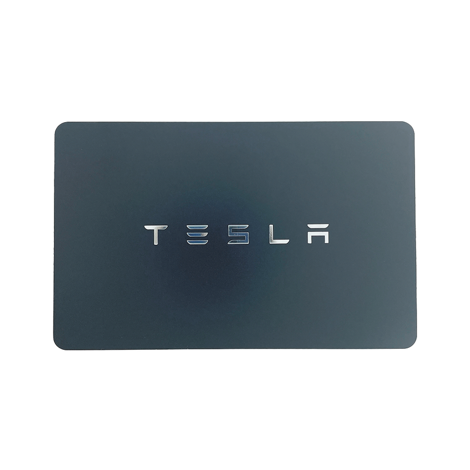 Tesla Key Card (2 Pack) with One Bifold Wallet Model S, Model X, Model Y, Model 3