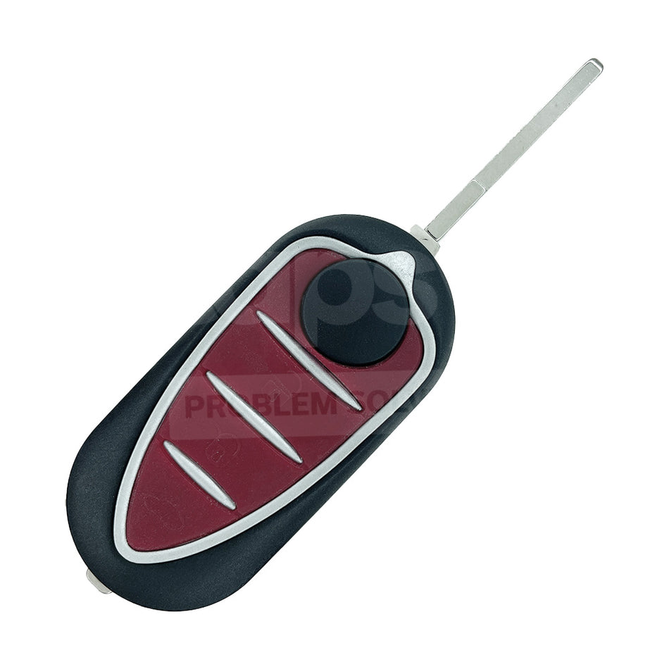 Alfa Romeo 3 Buttons Flip Remote Key Shell With SIP22 Blade