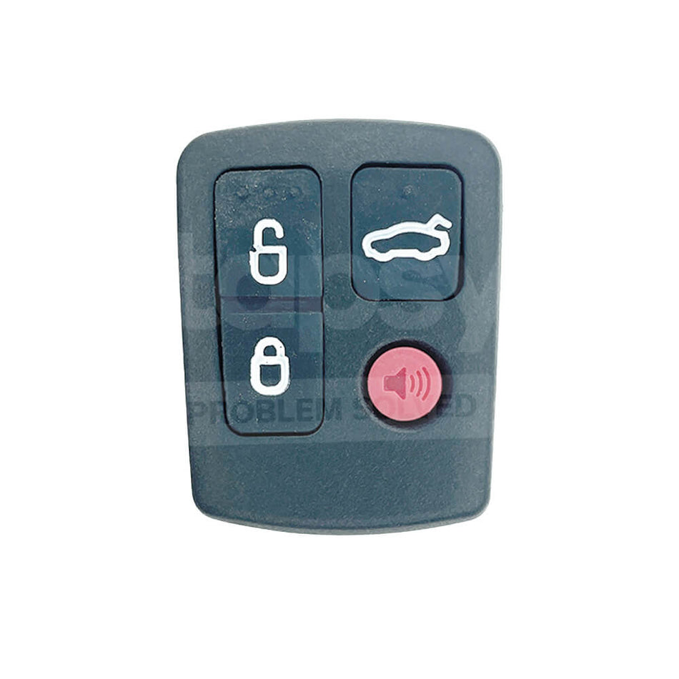 Ford 3 Buttons + Panic Button Remote Case/Shell/Blank/Enclosure For BA/ BF/ XR6/ XR8/ FPV/ Territory SX/ SY