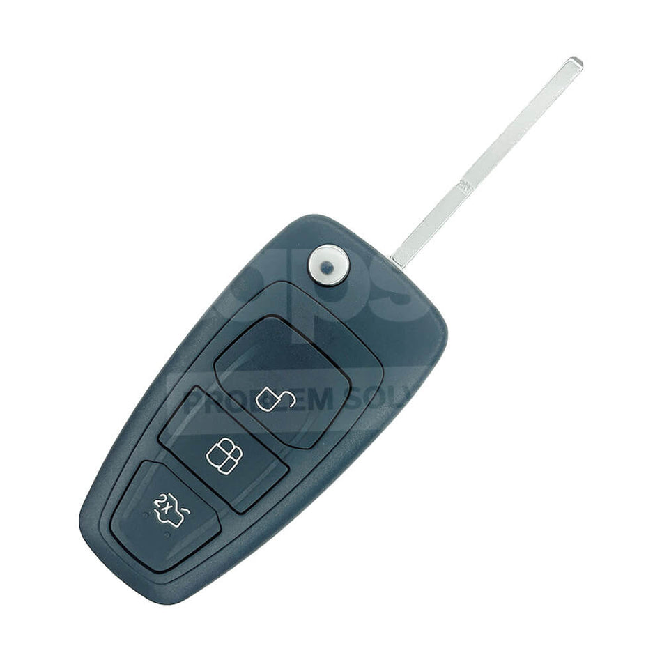 Ford 3 Buttons Key Remote Case/Shell/Blank/Enclosure For Focus/ C-Max/ Ranger