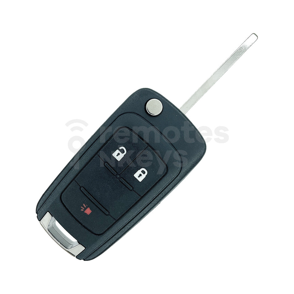 Holden 2 Buttons + Panic Button Key Remote Case/Shell/Blank/Enclosure For Barina/ Cruze/ Trax/ VF Commodore