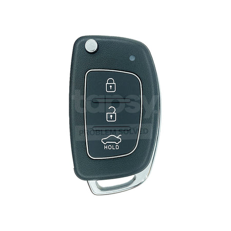 Hyundai Sonata 2015-2017 3 Buttons Flip Remote Key 4D60 433MHz 95430-C1100 FCC ID: RKE-4F15