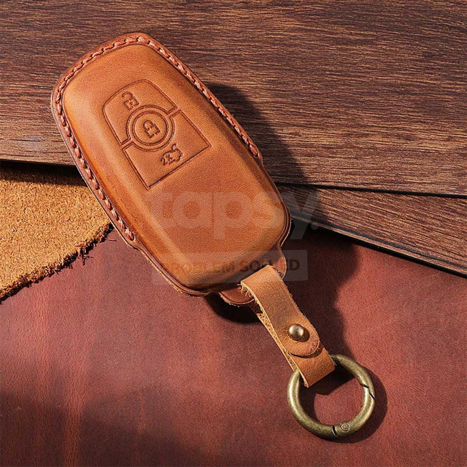 Ford Ranger & Ranger Raptor Smart Remote Key Leather Cover – Premium Protector