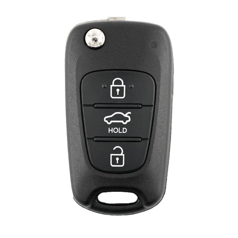 Hyundai Elantra 2012-2013 Genuine Flip Remote Key 3 Buttons 433MHz 95430-3X101 / 95430-3X100