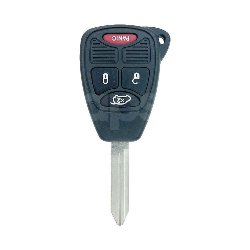 Jeep/ Dodge/Chrysler 3 Buttons + Panic Button Key Remote Case/Shell/Blank/Enclosure For 200/ 300/ 300c/ PT Cruiser/ Sebring/ Avenger/ Charger/ Commander/ Grand Cherokee/ Liberty