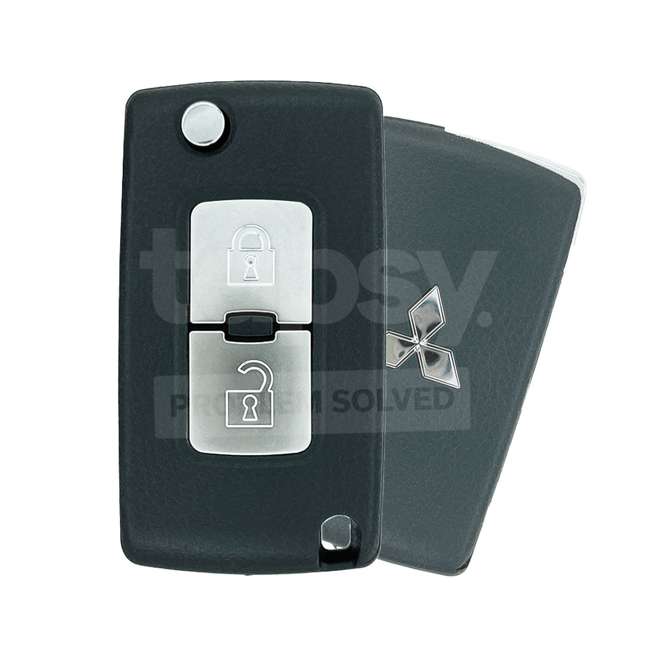 Genuine 2 Buttons Flip Key For Mitsubishi Pajero 2015-2021 (P/N: 6370B882)