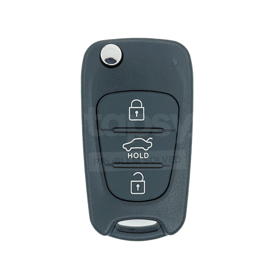 Hyundai 3 Buttons Flip Key Remote Case/Shell/Blank/Enclosure For i20/i30/Elantra