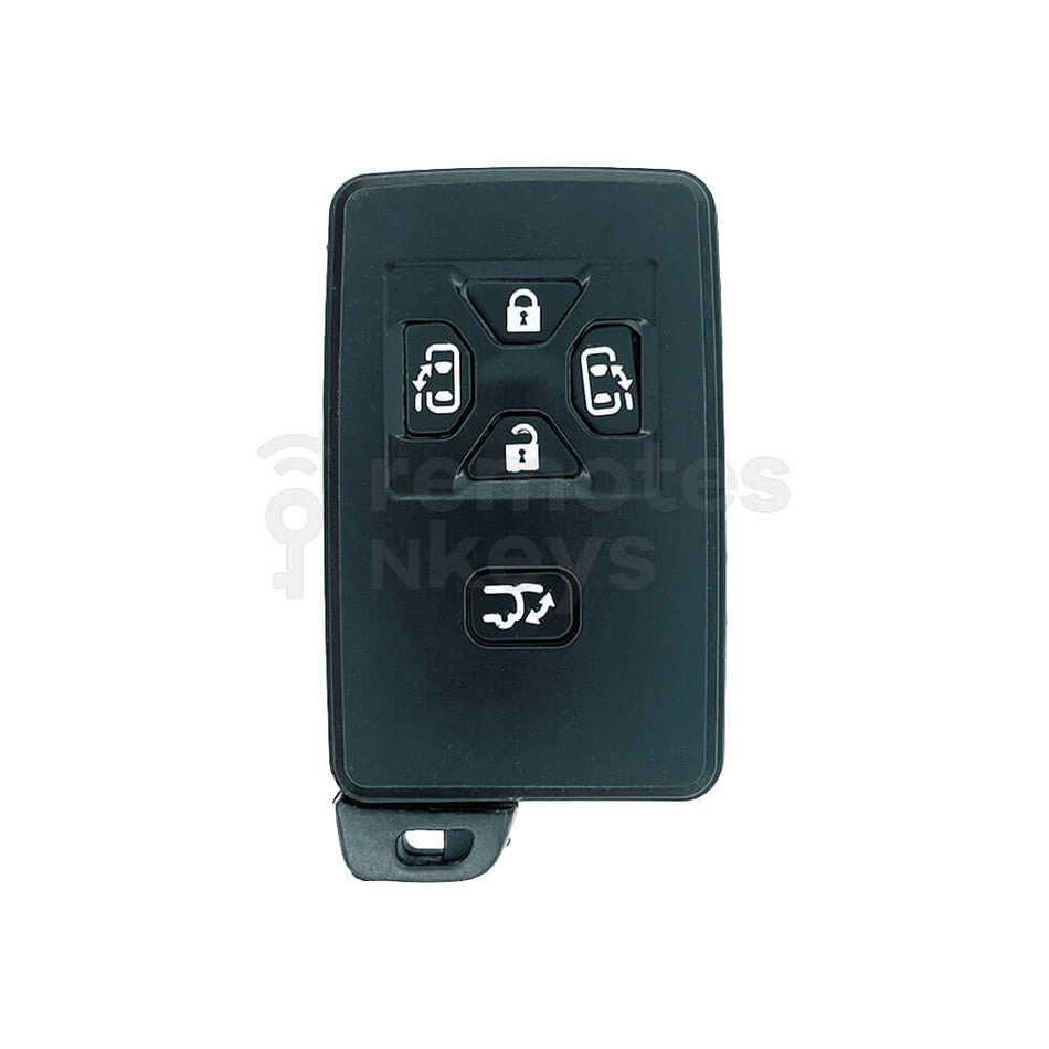 Toyota Tarago/Alphard 5 Buttons Smart Remote Key Shell/Case With Blade