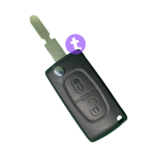 Citroen/Peugeot 2 Buttons Key Remote Case/Shell/Blank/Enclosure For C3/ C4/ C5/ C6/ 307/ 308/ 407/ 607